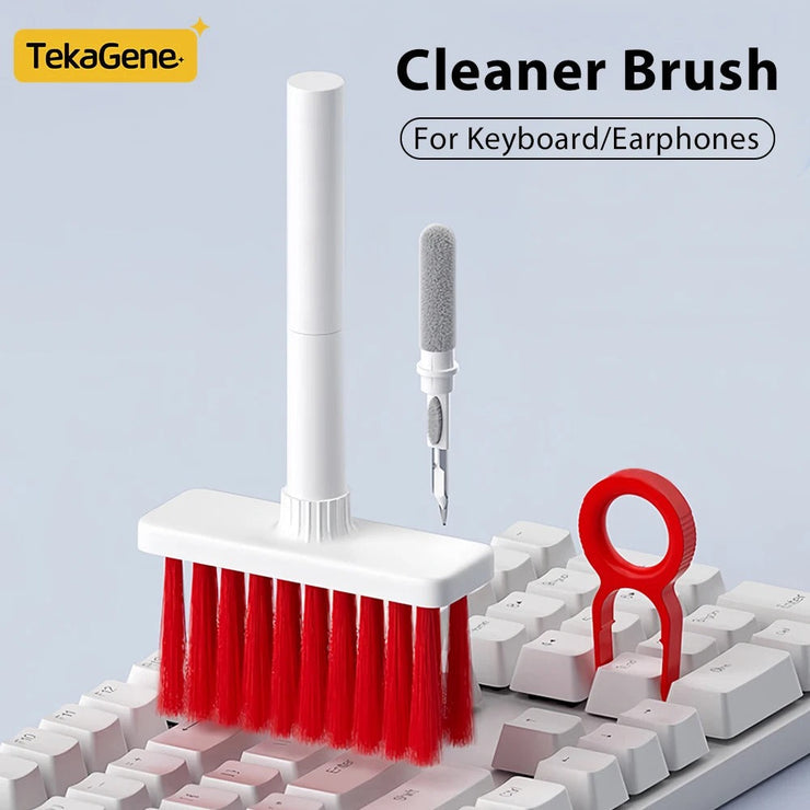 Soft Brush 5 In 1 Multi-function Cleaning Tools Kit For Keyboard Earphone Cleaner Soft High-density Brush Set