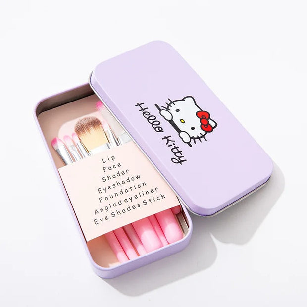 (pack Of 7) Hello Kitty Makeup Brush Set premium quality