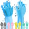 Silicone Washing Full Finger Gloves – For Home