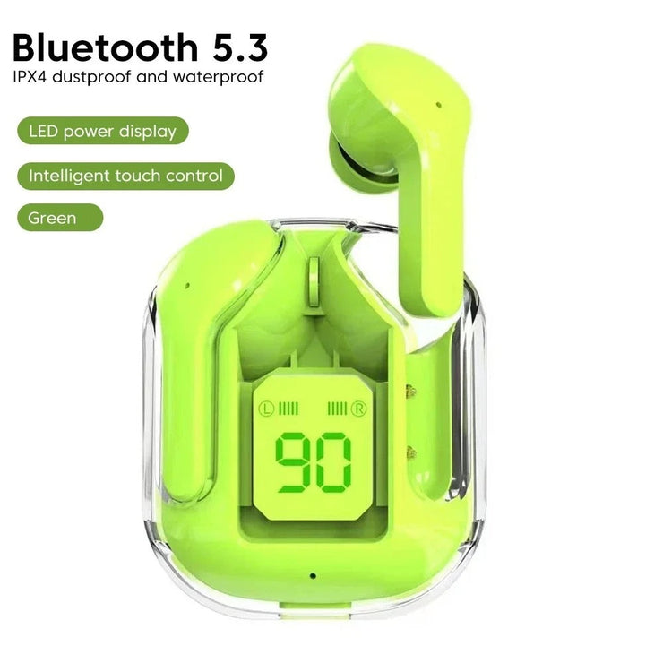 Air31 Earbuds Wireless Crystal Transparent Body (Random Color)