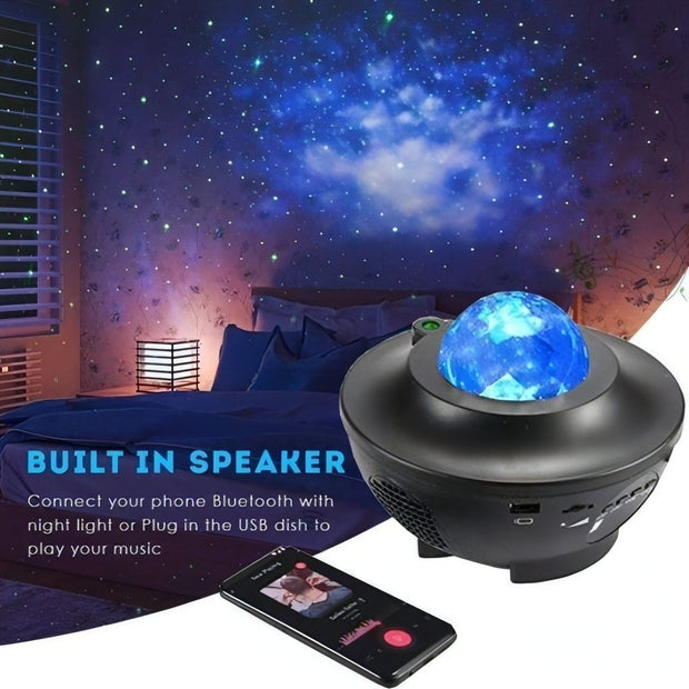 Galaxy Star Ocean Wave Projector