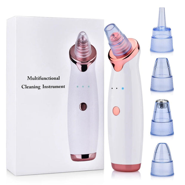 Face Vacuum Blackhead Remover Pore Cleaner | Electric Deep Cleansing Tool For Nose & Face