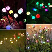 10 Lights – Led Solar Powered Firefly Light Outdoor Waterproof Solar Garden Light Decorative Swaying Wind Dancing Solar Lamp