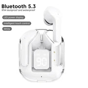 Air31 Earbuds Wireless Crystal Transparent Body (Random Color)