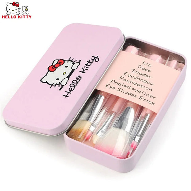 (pack Of 7) Hello Kitty Makeup Brush Set premium quality