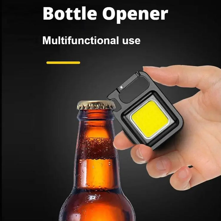 Multifunction 500 Lumens Mini Pocket Cob Led Portable Keychain Light