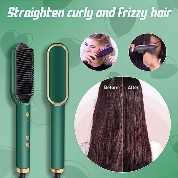 Electric Professional Hair Straightening Brush