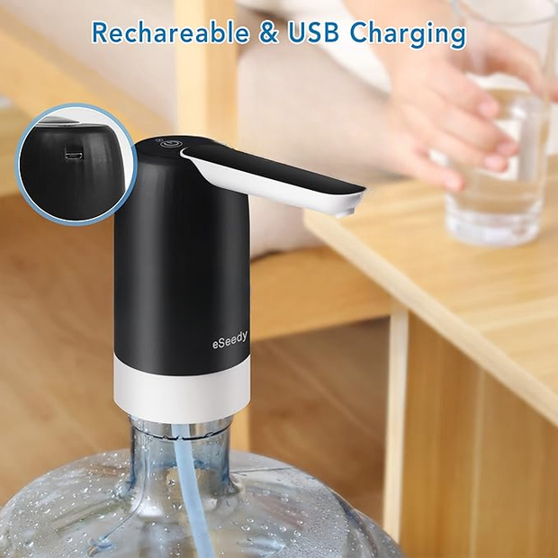 Water Dispenser For Bottle, Electricportable Rechargeable Water Jug Pump | Automatic Drinking Water Pump For Camping Office Home