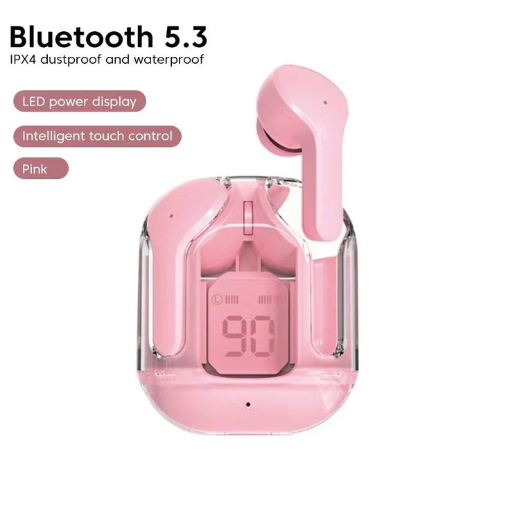 Air31 Earbuds Wireless Crystal Transparent Body (Random Color)