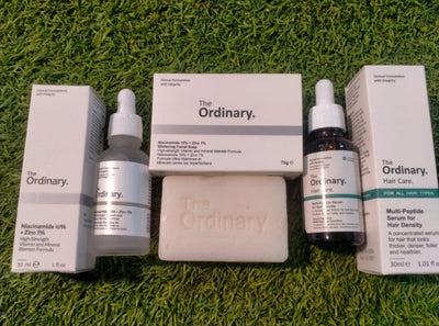 The Ordinary Deal 3 in 1 || – Face Serum – Hair Serum – Ordinary Soap