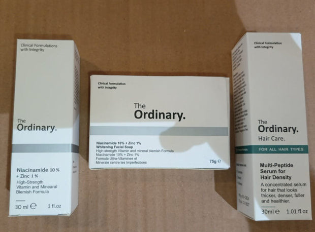 The Ordinary Deal 3 in 1 || – Face Serum – Hair Serum – Ordinary Soap