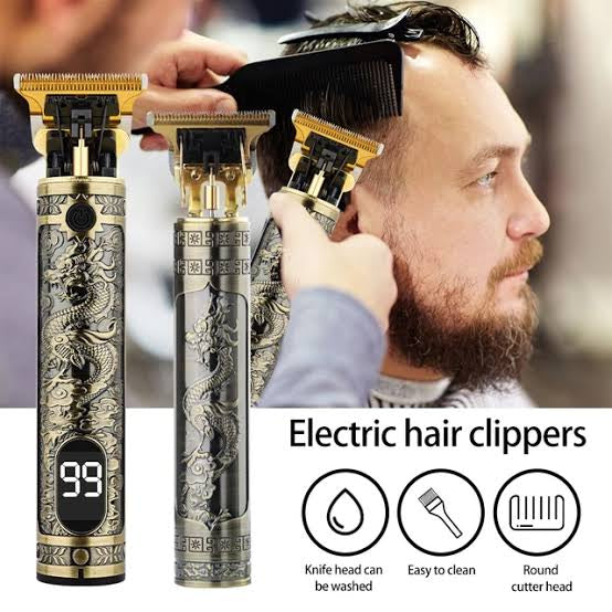 ( Metal Body ) vintage T9 Hair Trimmer Professional Hair Clippers Electric Trimmers For Men and women