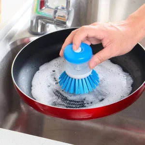 Mini Kitchen Liquid Dish Cleaning Brush (Pack of 2)