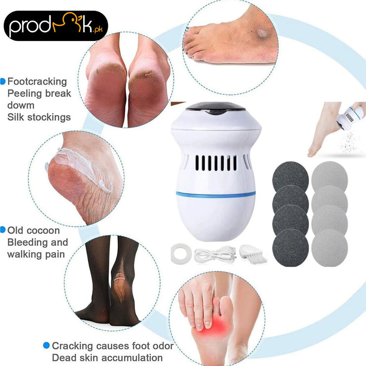 Foot Pedicure Grinder Remover Tools Automatic Polisher | Dead Skin Callus Feet Care Cleaning | Pedicure Machine Rechargeable Foot Scrubber Tool