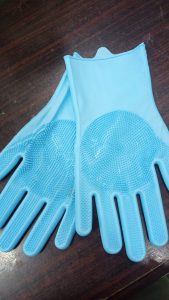 Silicone Washing Full Finger Gloves – For Home