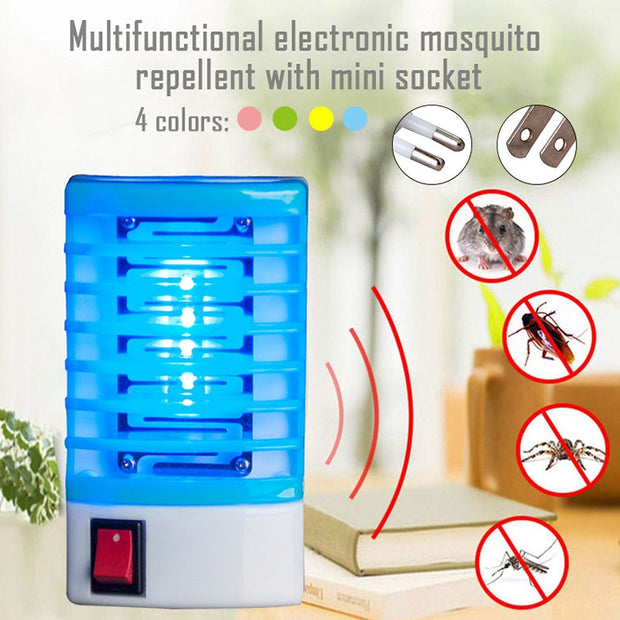 Socket Electric 220v Mini Mosquito Lamp Led Insect Mosquito Repeller Killing Fly Bug Insect Night Housefly