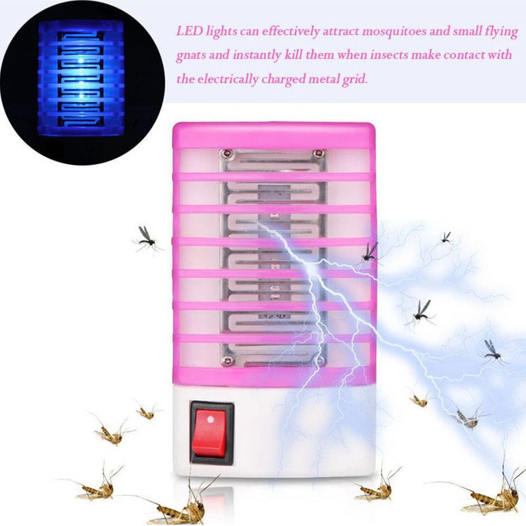 Socket Electric 220v Mini Mosquito Lamp Led Insect Mosquito Repeller Killing Fly Bug Insect Night Housefly