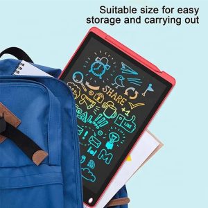 ( 8 / 10 / 12 Inch ) ✍️ Reusable Writing Kids Tablet (multi Colourful Writing)