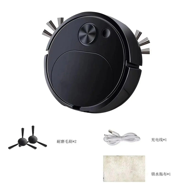 Portable Mini Wireless Smart Sweeping Robot Mopping 3 In1 Rechargeable Cleaning Machine Vacuum Cleaner For Home Office Robot