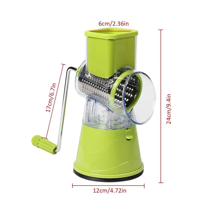 Manual Vegetable Cutter Slicer Multifunctional Round Slicer Gadget Multifunction Kitchen Gadget Food Processor Blender Cutter