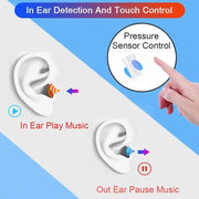 A9 Pro 2 Earbuds with LCD touchscreen display bluetooth 5.3 for ios and android