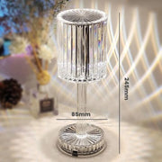 Crystal Diamond Table Lamp Touch Control RGB Color Light Bedroom Romantic